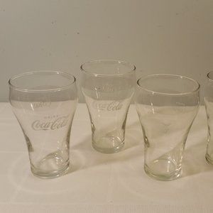 Enjoy Coca Cola Coke Glasses Set Of 4 10 oz